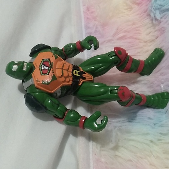 Vintage 1994 No Mask Teenage Mutant Ninja Turtle Raphael Collectible - Picture 2 of 9